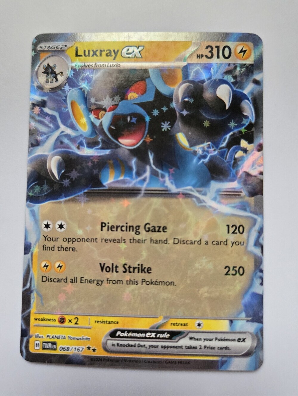 Luxray EX #68 | Pokemon Twilight Masquerade Holo Card